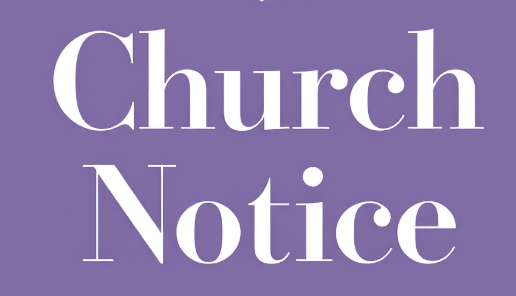Church Notice